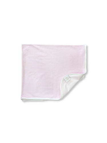 Basic Burp Cloth - Pink Mini Gingham