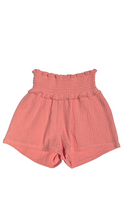 Load image into Gallery viewer, Sadie Shorts Coral Gauze