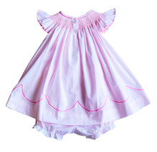 Load image into Gallery viewer, Emily &amp; Jason Collection Smocked Girl&#39;s Bishop with Bloomer