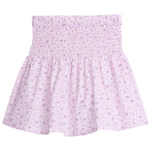Load image into Gallery viewer, Shirred Circle Skirt - Purple Daisy
