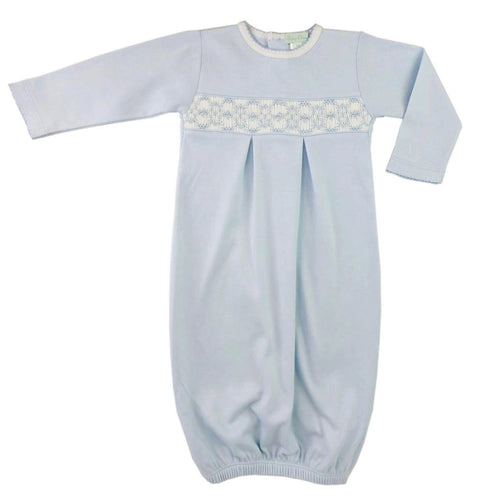 Blue Pima Cotton Daygown
