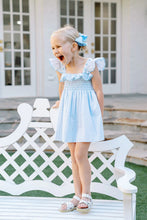 Load image into Gallery viewer, Rosemary Dress - Blue &amp; White Floral