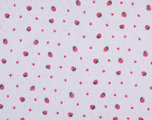Mae Bloomer Set - Strawberry Swiss Dot