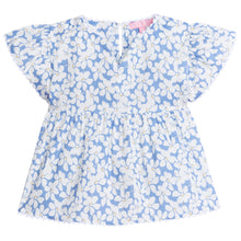 Load image into Gallery viewer, Positano Blouse - Piccadilly Blue