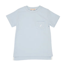 Load image into Gallery viewer, Carter Crewneck - Buckhead Blue with Worth Avenue White Stork