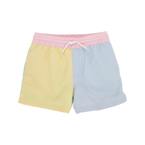 Country Club Colorblock Trunk - Preppy Pastels
