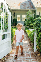 Load image into Gallery viewer, Prim &amp; Proper Polo - Palm Beach Pink with Buckhead Blue