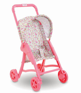 Floral Print Premier Stroller for 12" Baby Doll