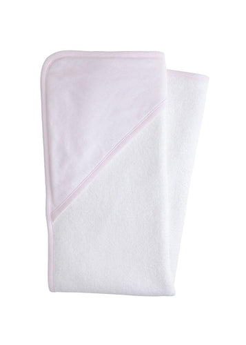 Hooded Towel - Pink Stripe