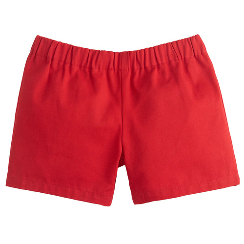 Basic Shorts - Red Twill