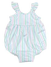 Load image into Gallery viewer, Abby Bubble Swim Suit - Pastel Stripe