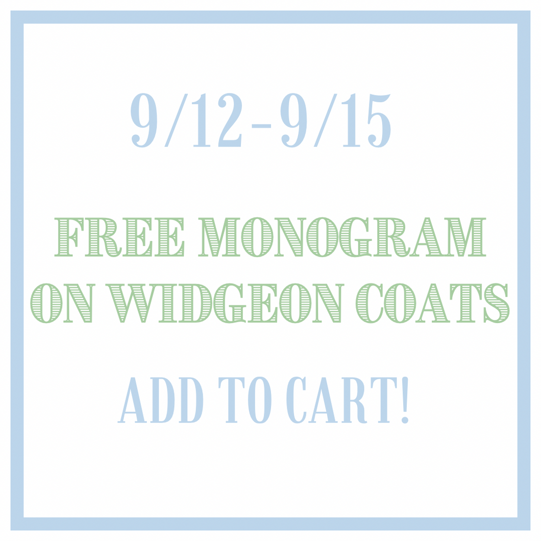 FREE Widgeon Monogram