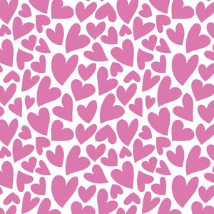 Ava Pajama Set - I Heart You Pink