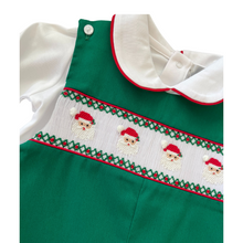 Load image into Gallery viewer, Peter Longall - Kelly Green with Santa Smocking