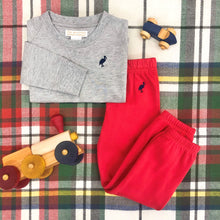 Load image into Gallery viewer, Gates Sweeney Sweatpants - Richmond Red with Nantucket Navy Stork