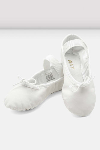 Dansoft Leather Ballet Shoe - White