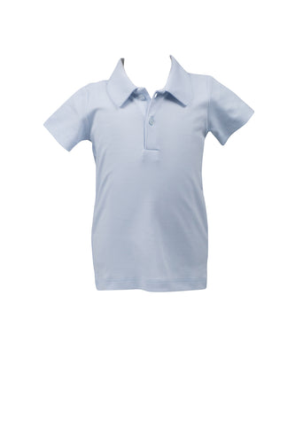 Short Sleeve Polo - Light Blue
