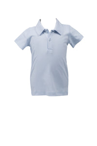 Short Sleeve Polo - Light Blue