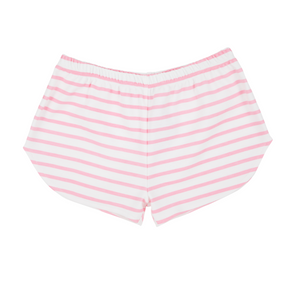 Cheryl Shorts - Hamptons Hot Pink Stripe