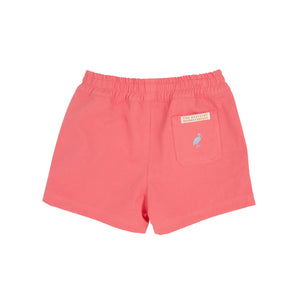 Sheffield Shorts - Parrot Cay Coral with Beale Street Blue Stork