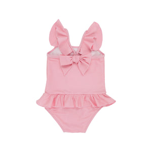St. Lucia Swimsuit (Ribbed) - Pier Party Pink