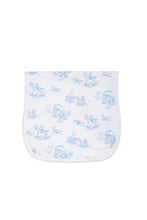 Load image into Gallery viewer, Blue Toile Burp Cloth