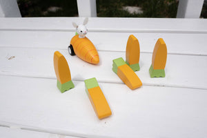 Easter Bunny & Carrot Bowling Game
