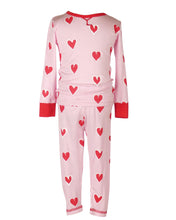 Load image into Gallery viewer, Lambie Jammies - Pink with Hearts