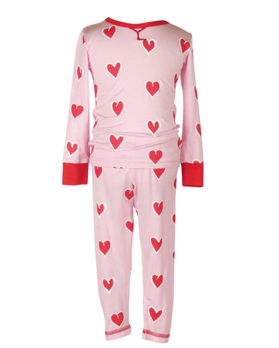Lambie Jammies - Pink with Hearts