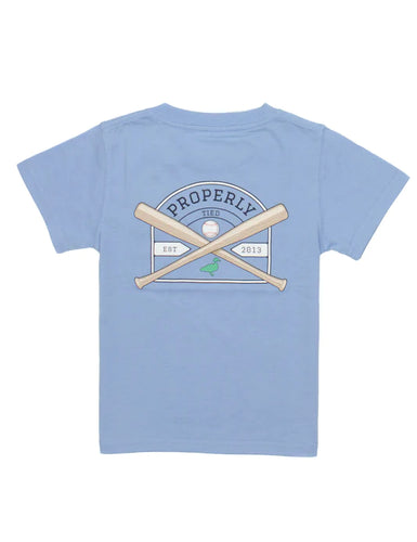 Boys Baseball Shield SS Shirt