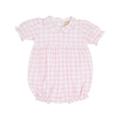 Britt Bubble - Palm Beach Pink Gingham with Worth Avenue White