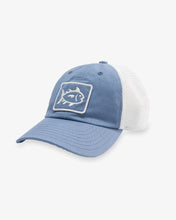 Load image into Gallery viewer, Skipjack Fly Patch Sun Farer Trucker - Subdued Blue