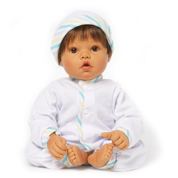 Newborn Nursery 76030 - Baby Face Med Skin/Brown Hair/Brown Eyes