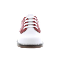 Load image into Gallery viewer, Cheer Saddle Shoe - White/Apple Red