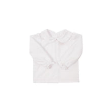 Load image into Gallery viewer, Maude&#39;s Peter Pan Collar Shirt - Long Sleeve Woven White