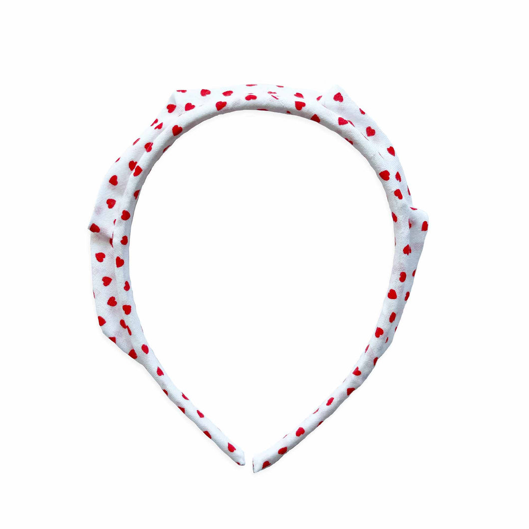 Party Crown Headband - Valentine Red Hearts