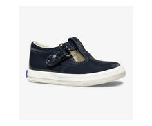 Load image into Gallery viewer, Daphne Patent Sneaker - Navy