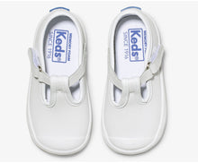 Load image into Gallery viewer, Champion Toe Cap T-Strap - White