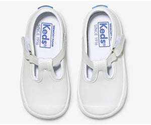 Champion Toe Cap T-Strap - White