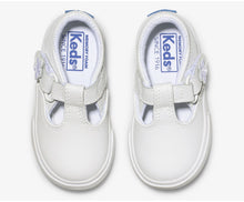 Load image into Gallery viewer, Daphne T-Strap Leather Sneaker - White