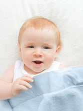Load image into Gallery viewer, Luxe Baby Blanket - Blue