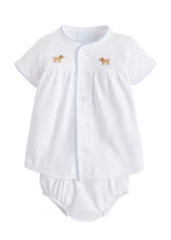 Load image into Gallery viewer, Pinpoint Layette Knit Set - Lab