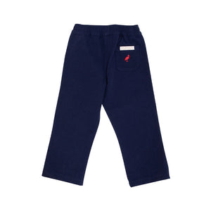 Sheffield Pants - Nantucket Navy with Richmond Red Stork