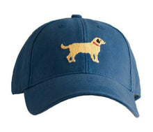Load image into Gallery viewer, Yellow Lab on Navy Hat