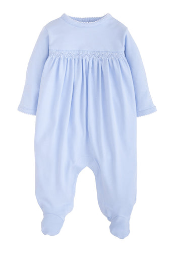 Welcome Home Layette Footie - Blue