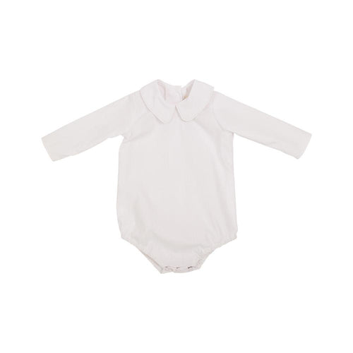 Peter Pan Collar Shirt Woven - Worth Avenue White