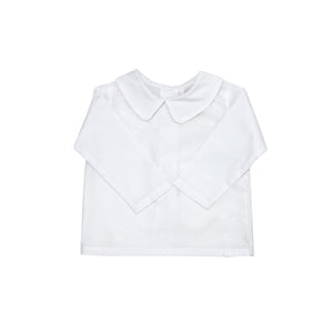 Peter Pan Collar Shirt Woven - Worth Avenue White